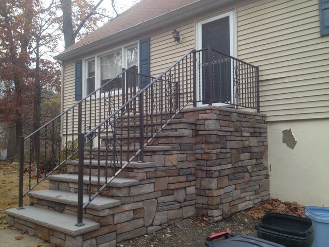 Aluminum Railings on door steps