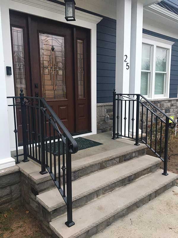 Railing outside house