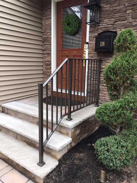 Railing outside house