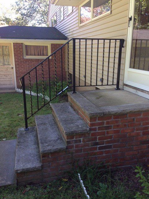 Railing outside house