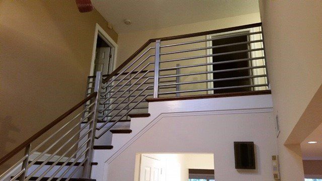 Railing inside the house