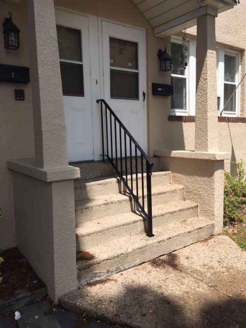 Railing outside the house