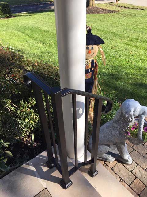 Railings for individual pole