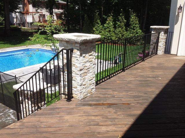 Pool railings