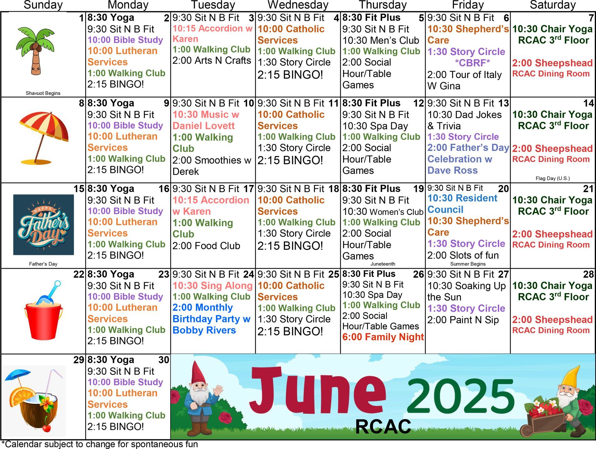 June 2025 calendar