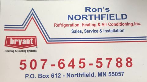 Ron's Northfield Refrigeration Heating & Air Logo