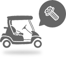 Golf cart parts icon
