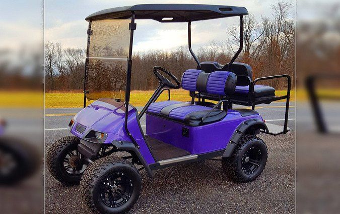 Purple Golf-Cart