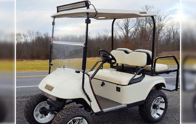 white Golf-Cart