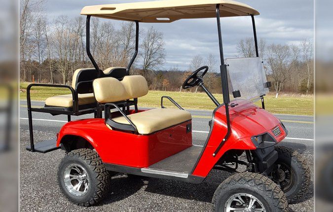 Red Golf-Cart