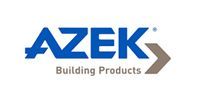 AZEK Building Products logo in blue and gray on a white background
