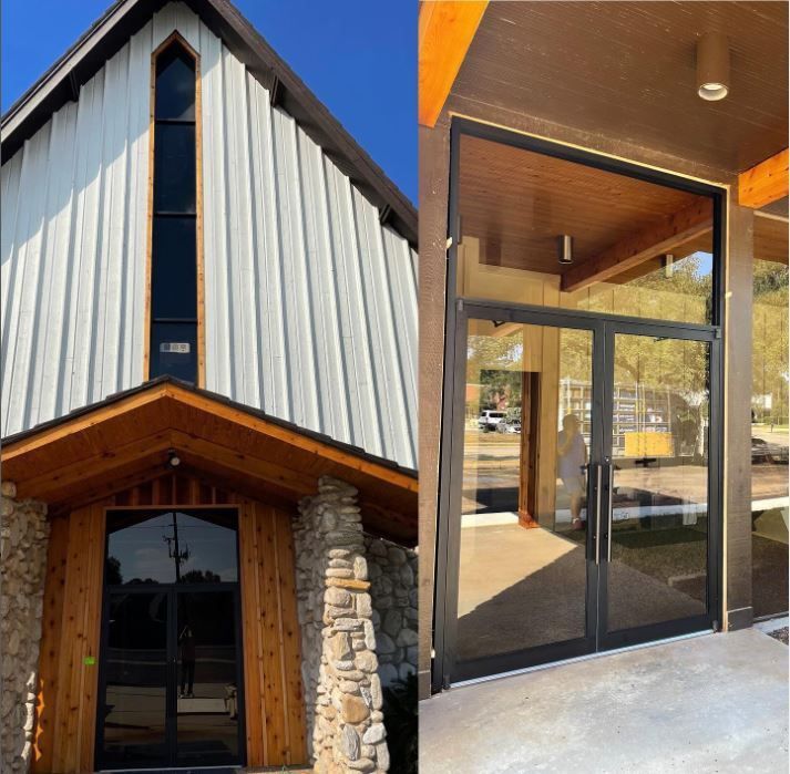 commercial glass doors