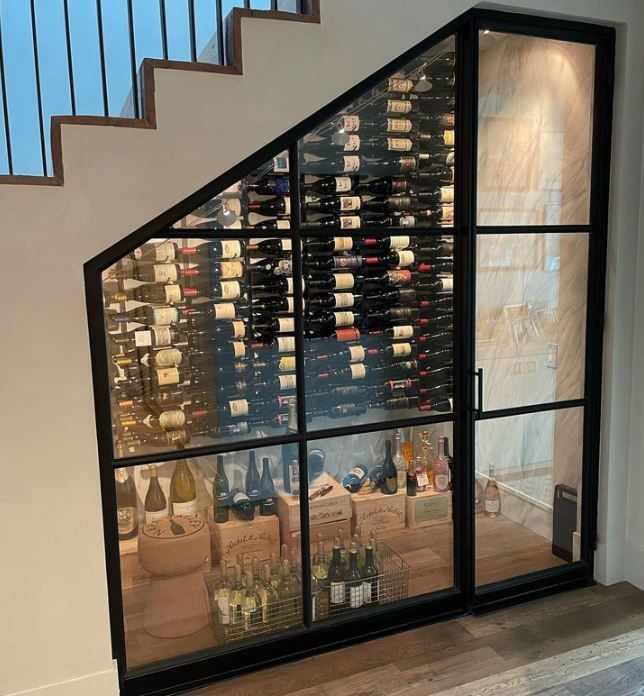 wine glass cabinet