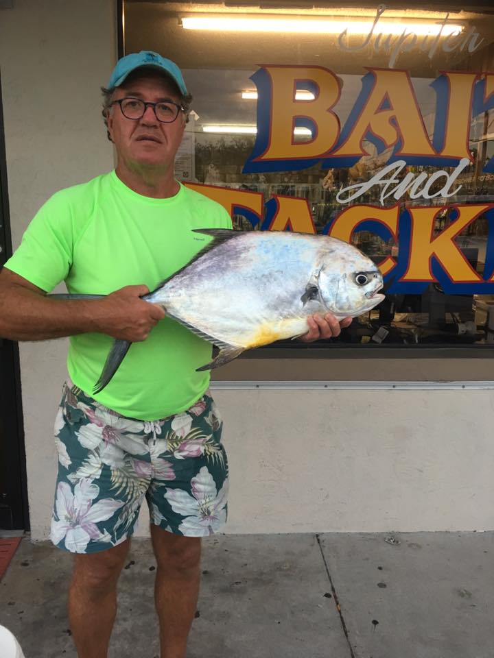 Man holding a fish