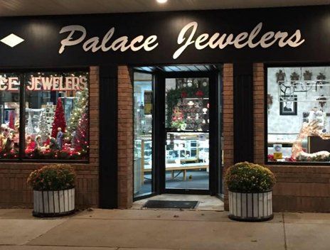 Storefront of Palace Jewelers