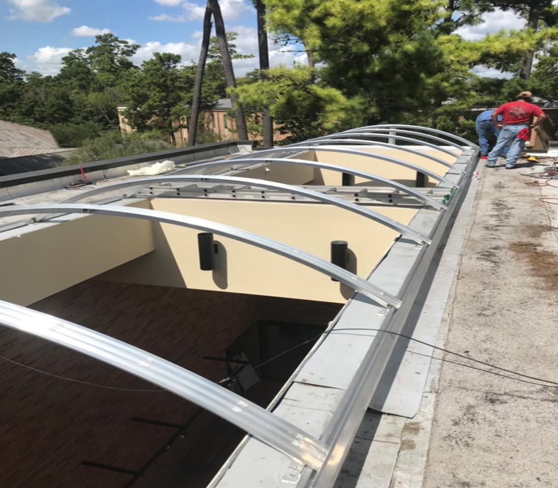 skylight installation before