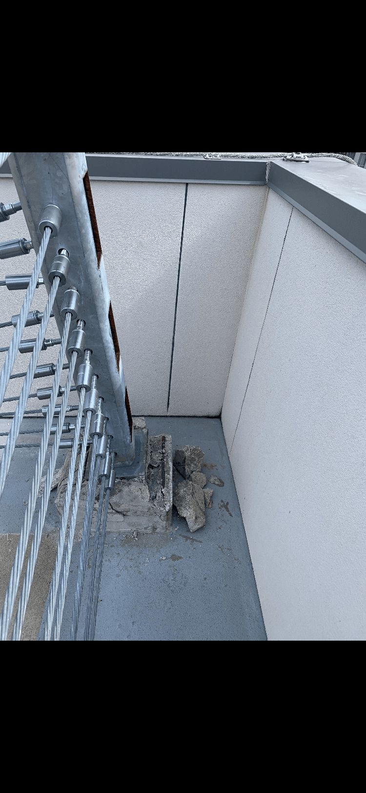 concrete installation