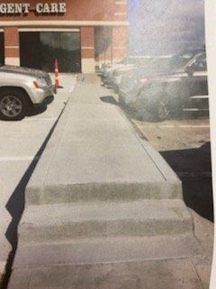 hand rail installation before