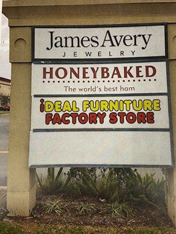 sign installation before