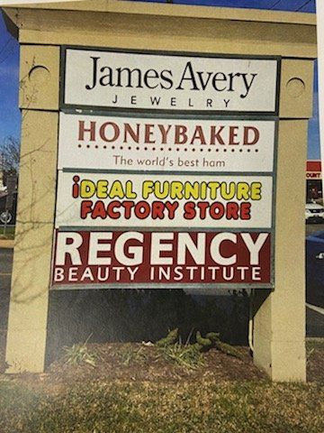 sign installation after