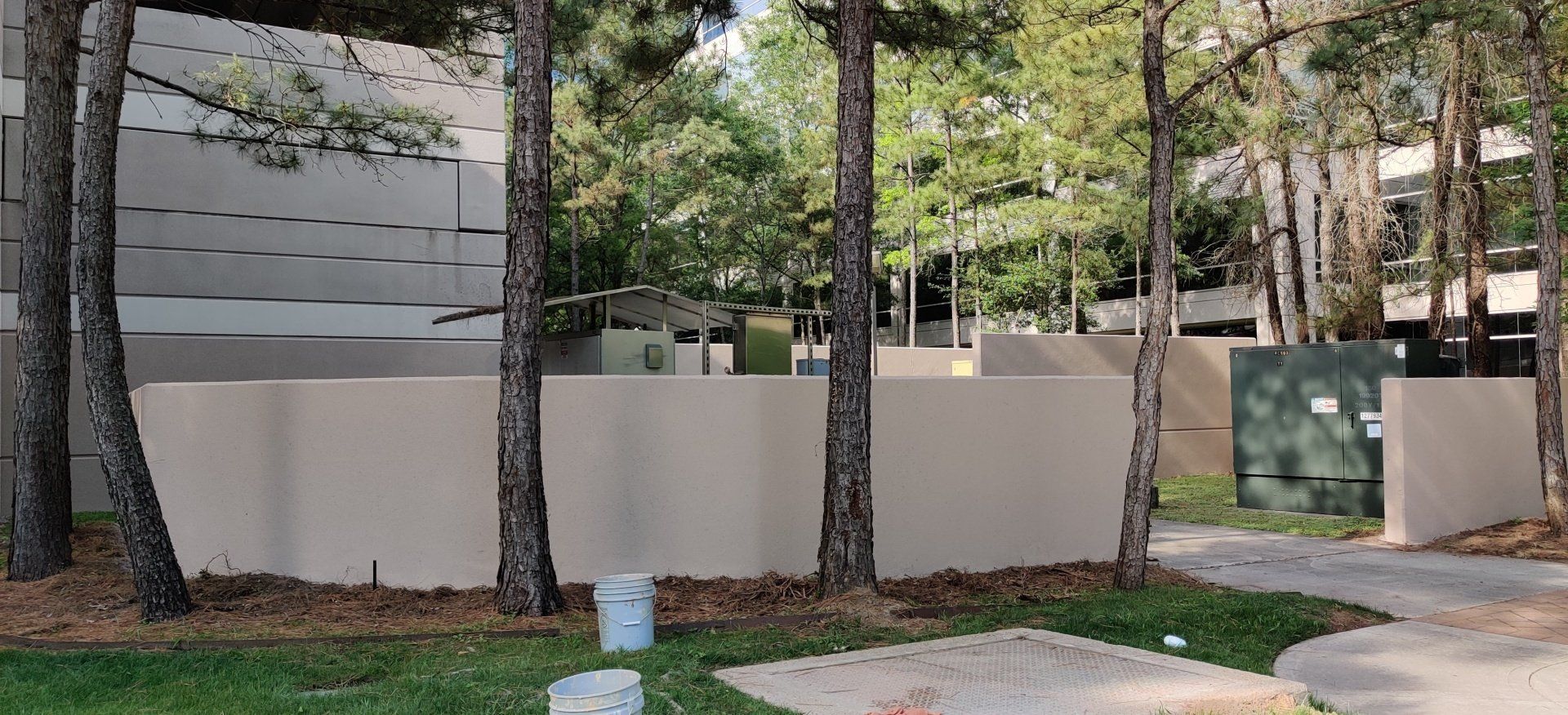 pressure washing and painting after