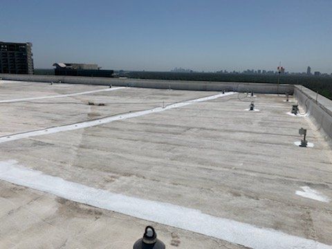 roof coating before