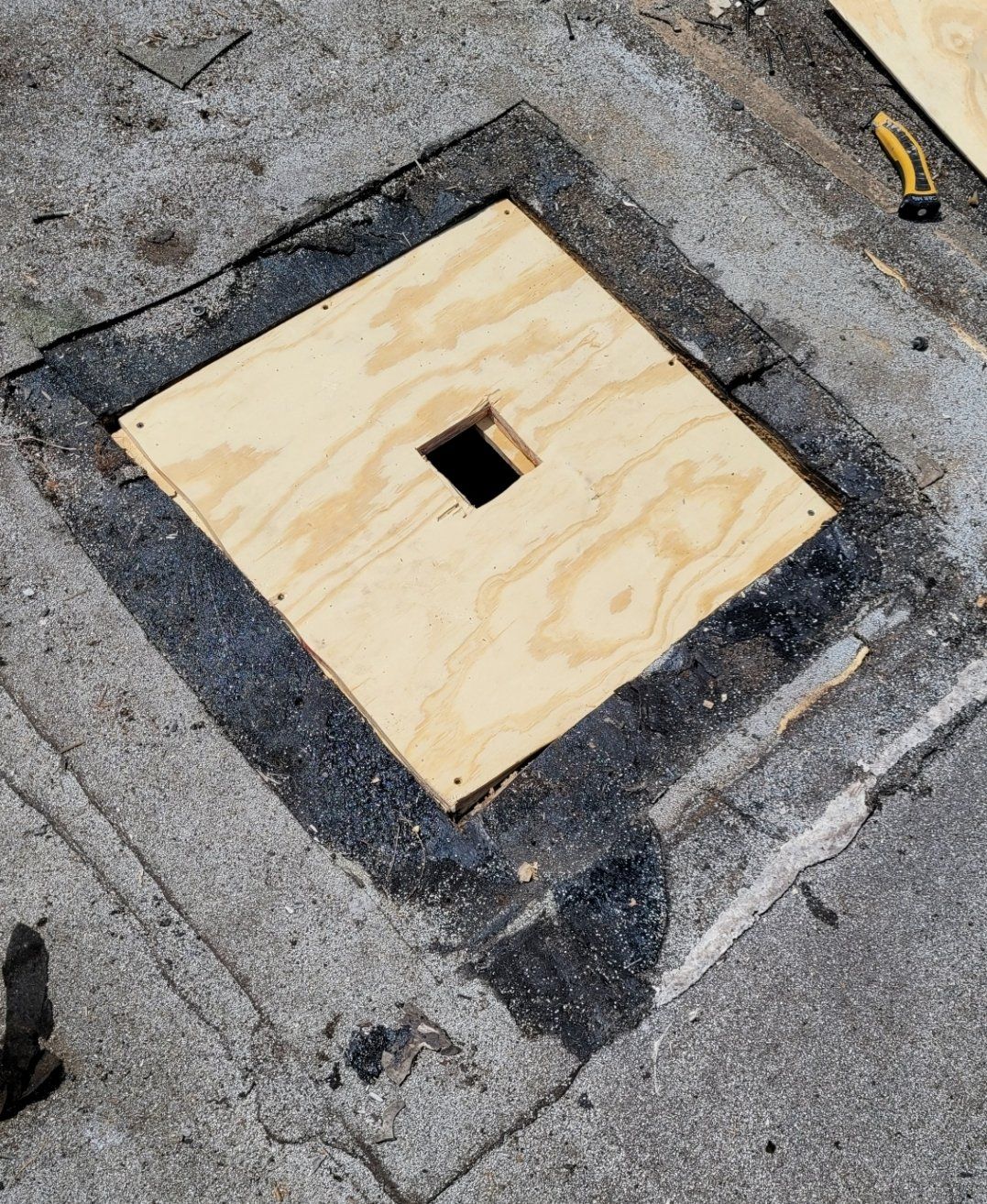 roof penetration installation before