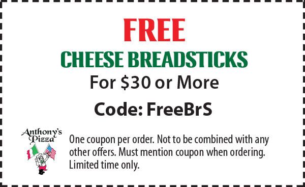 Anthony's Pizza Specials | Martinsburg, WV