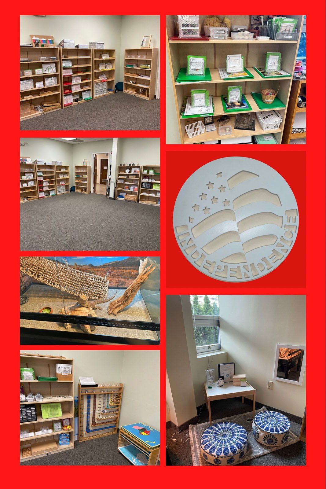 Spacious and neat classrooms