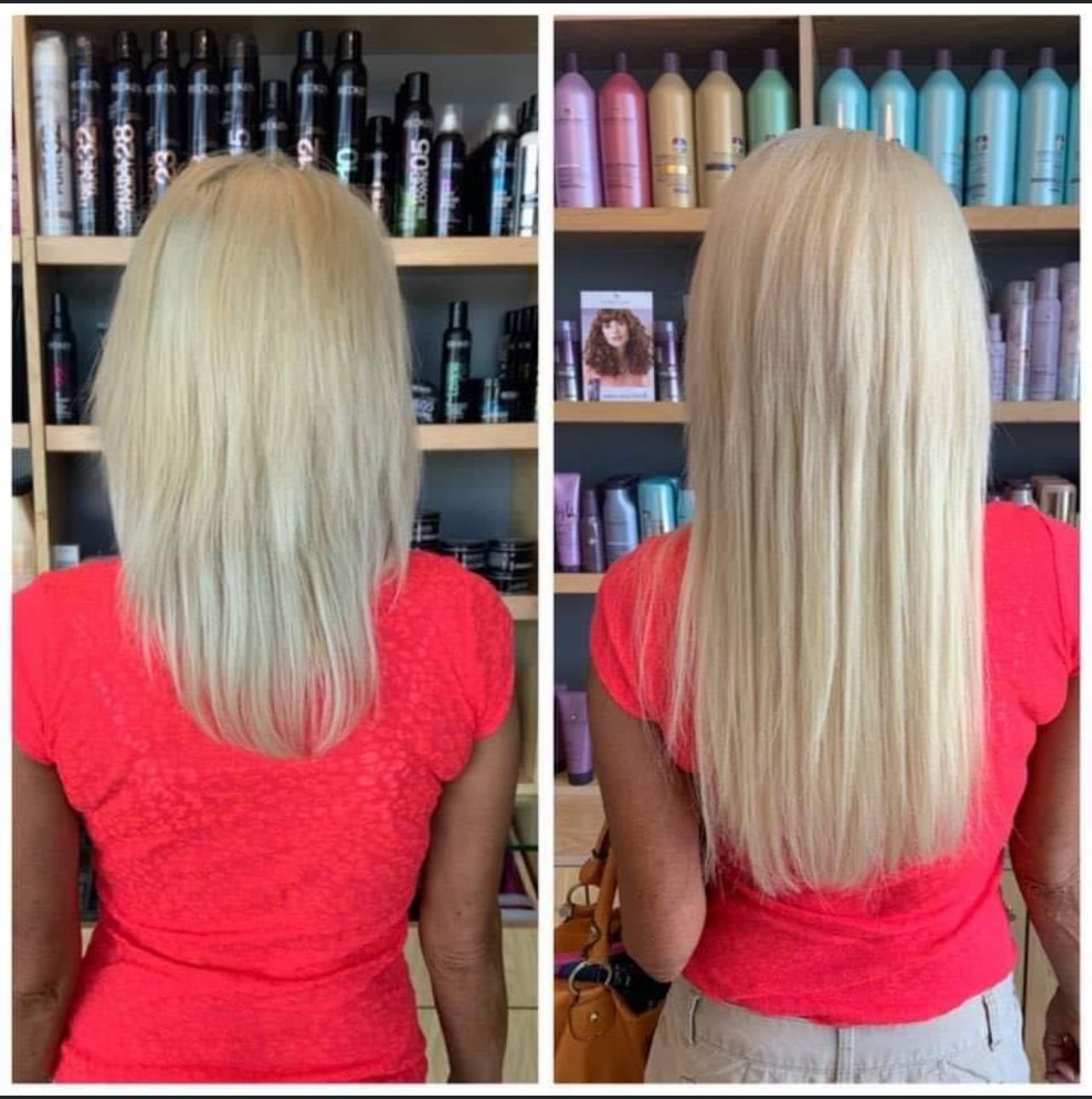 Before and after smoothing treatment