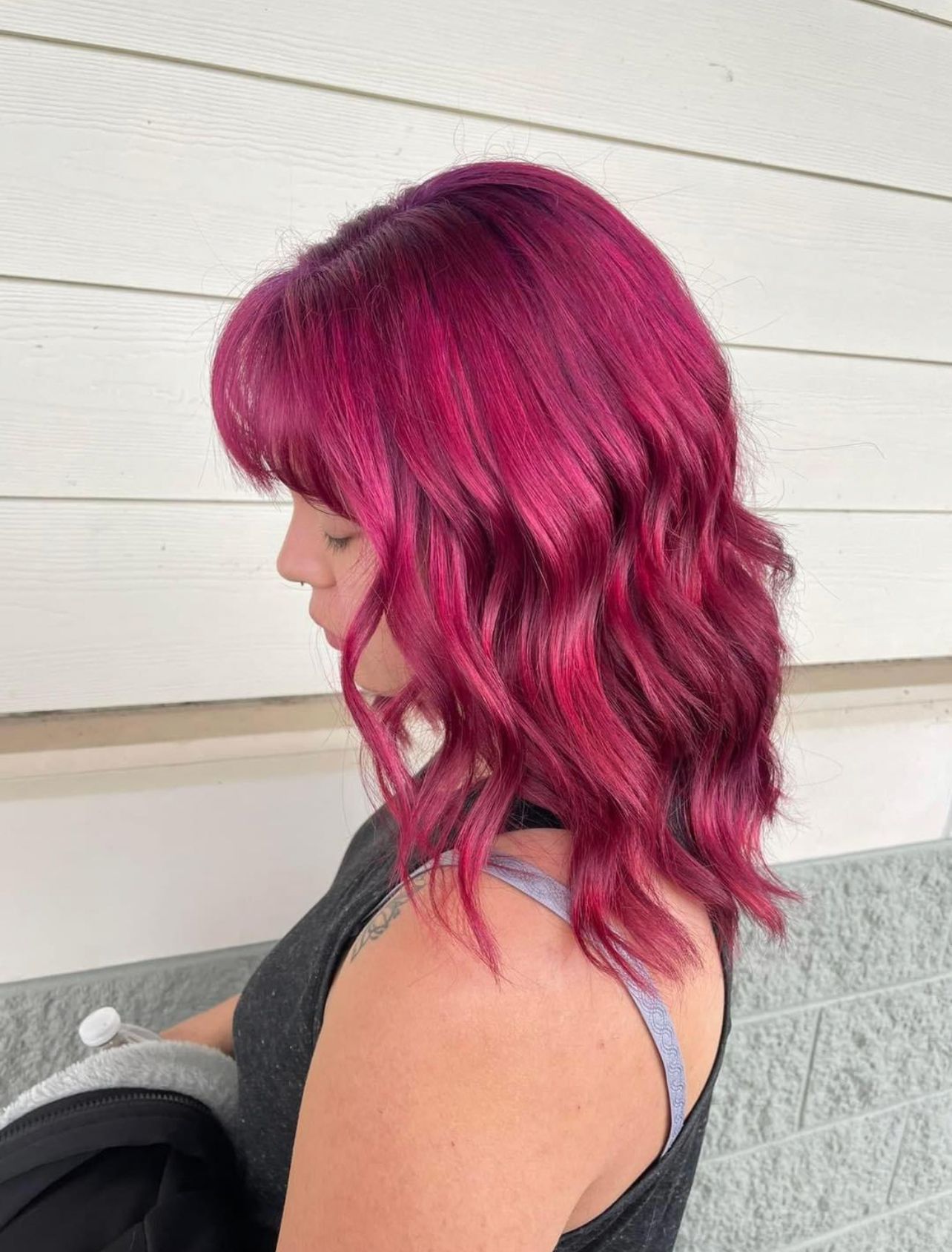 Magenta hair color