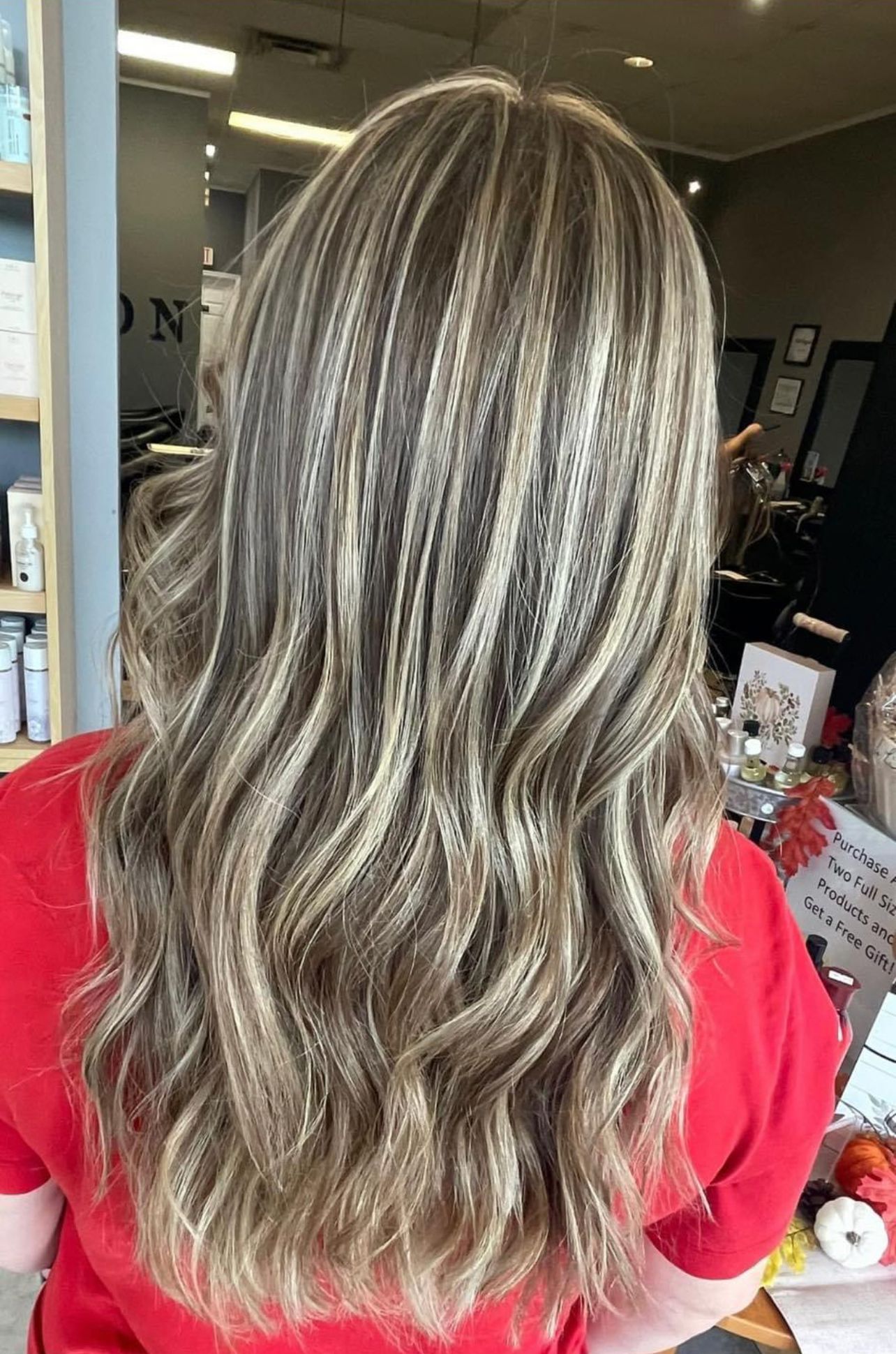 Hair style and highlights
