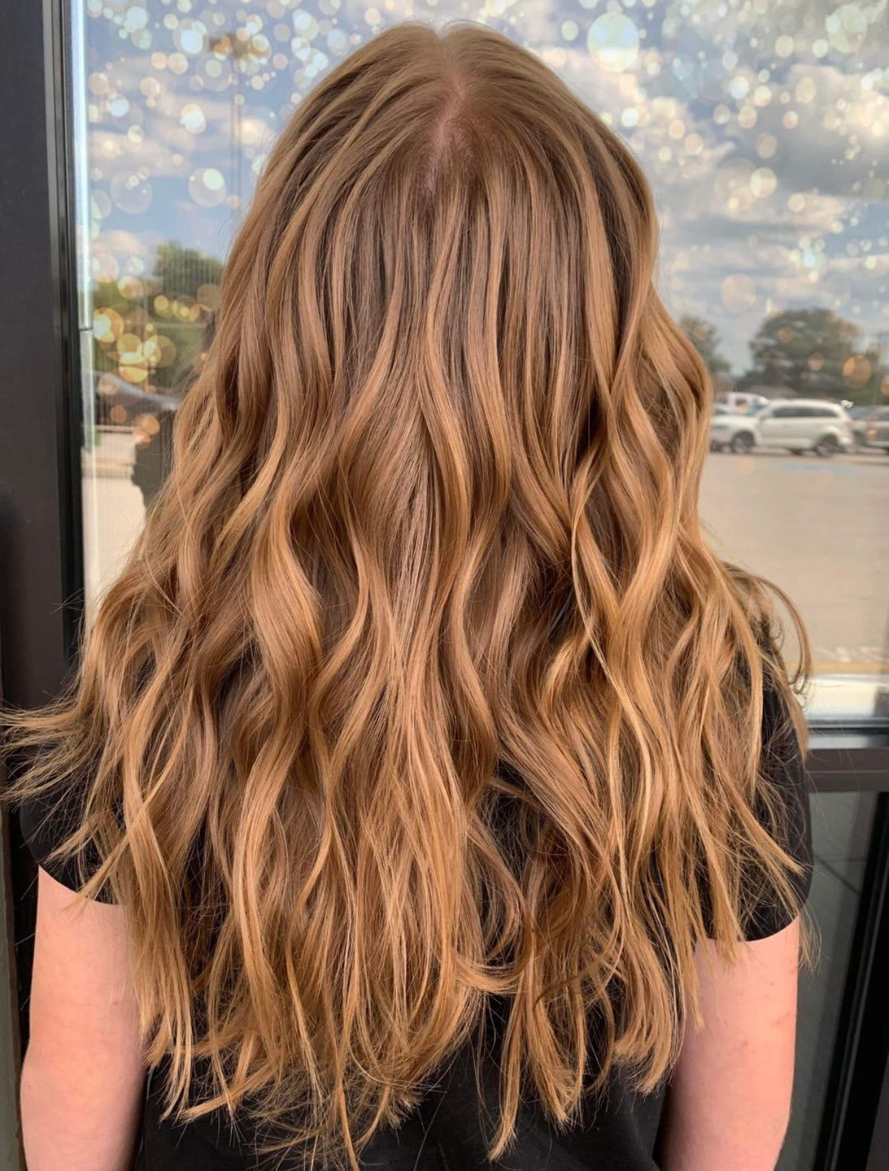 Teen curly hairstyle