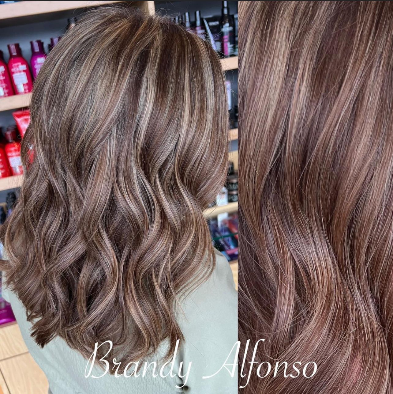 Before and after smoothing treatments