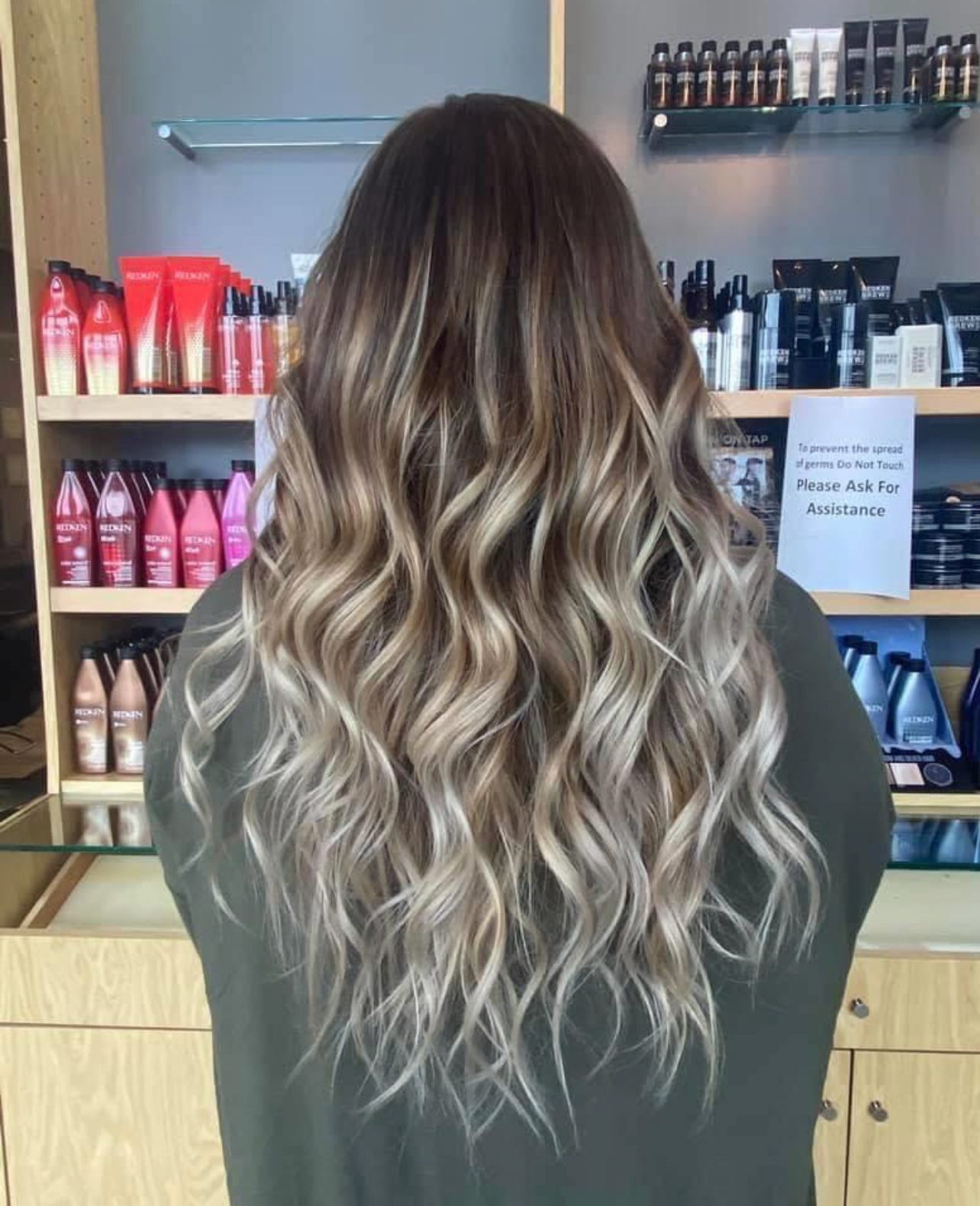 Balayage with highlight
