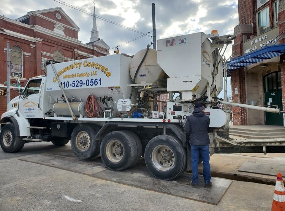 community concrete truck