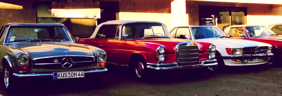 Classic Mercedes-Benz cars