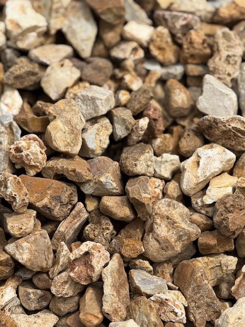 A pile of rocks is sitting on top of each other.