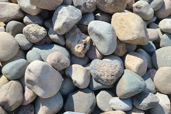 A pile of rocks sitting on top of each other.