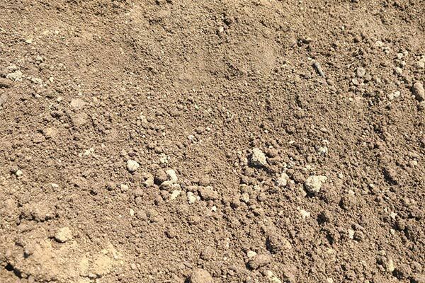 A close up of a pile of dirt and rocks.