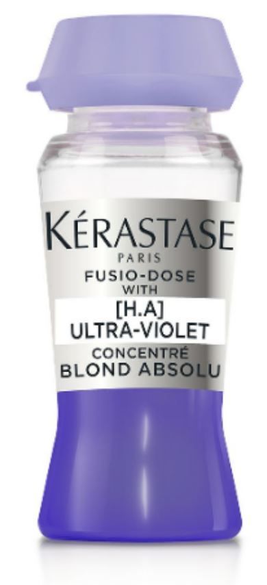 A bottle of Kérastase ultra violet concentrate blond absolu