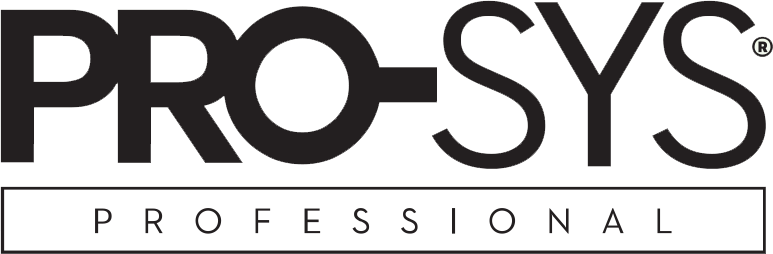 PRO-SYS Professional logo in black and white