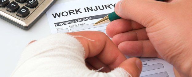 an injured worker filing a work injury claim form