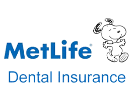 Metlife dental insurance logo with snoopy on it