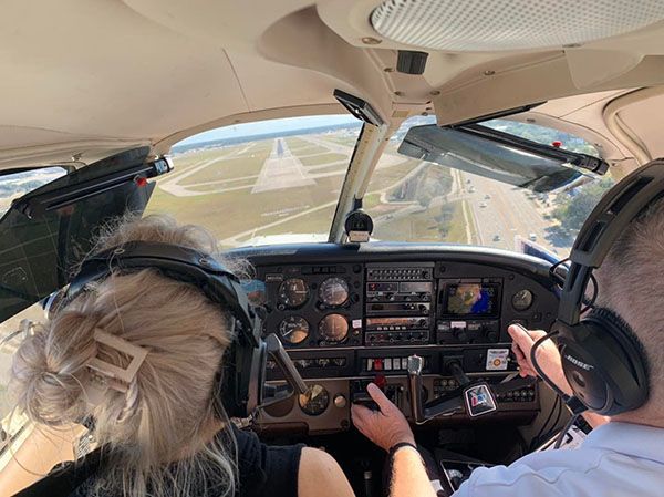 Training in the flight school