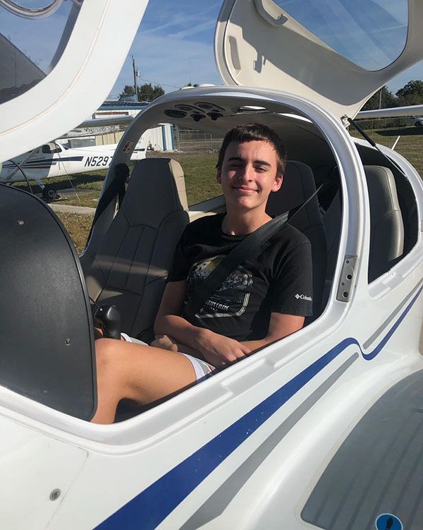 Training in the flight school