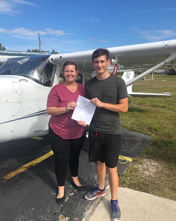 Training in the flight school