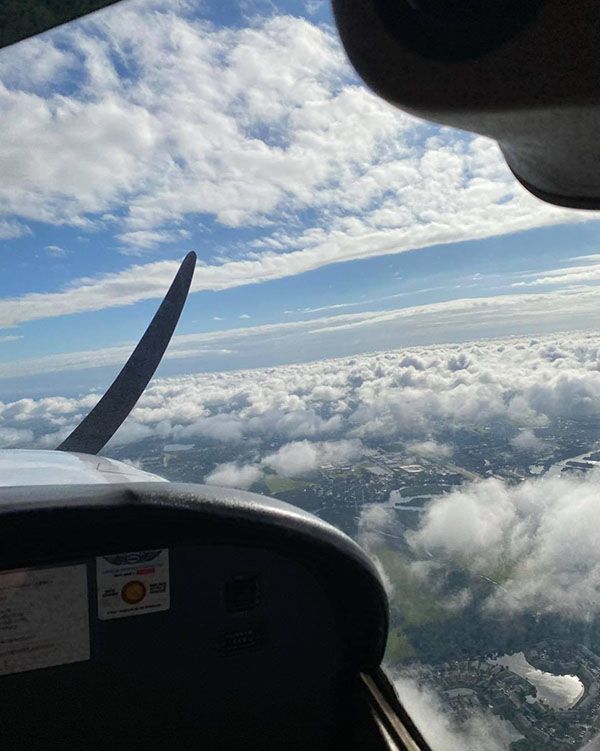 Training in the flight school