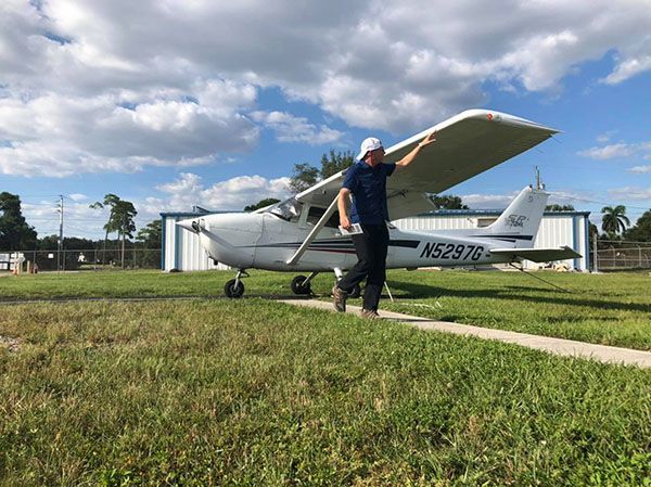 Training in the flight school