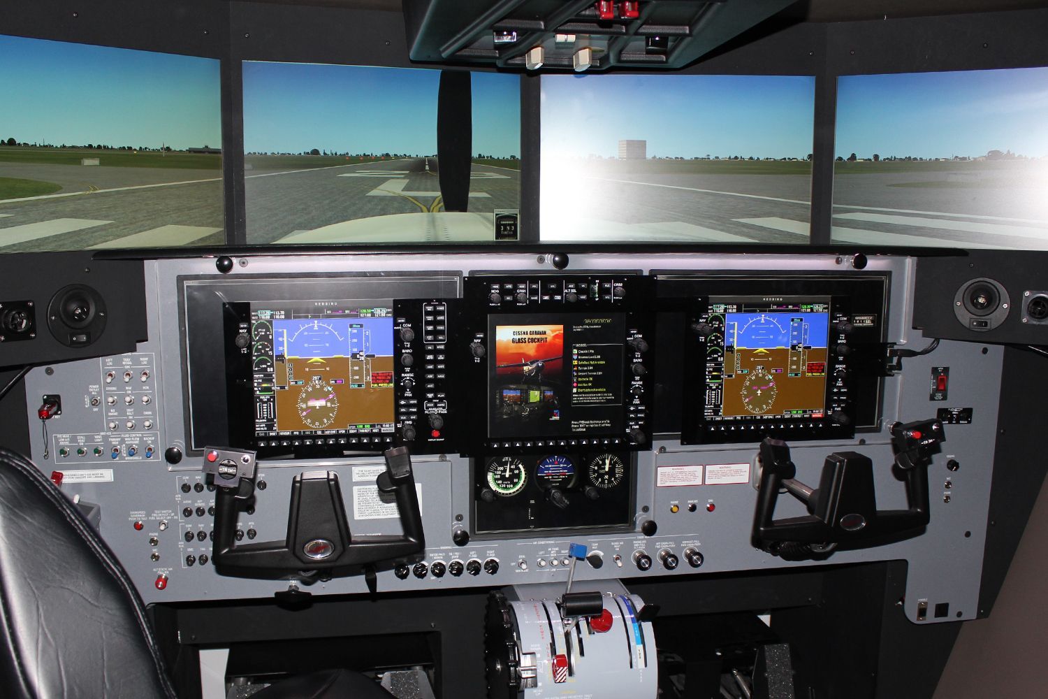 Redbird MCX Full Motion Simulator Interior